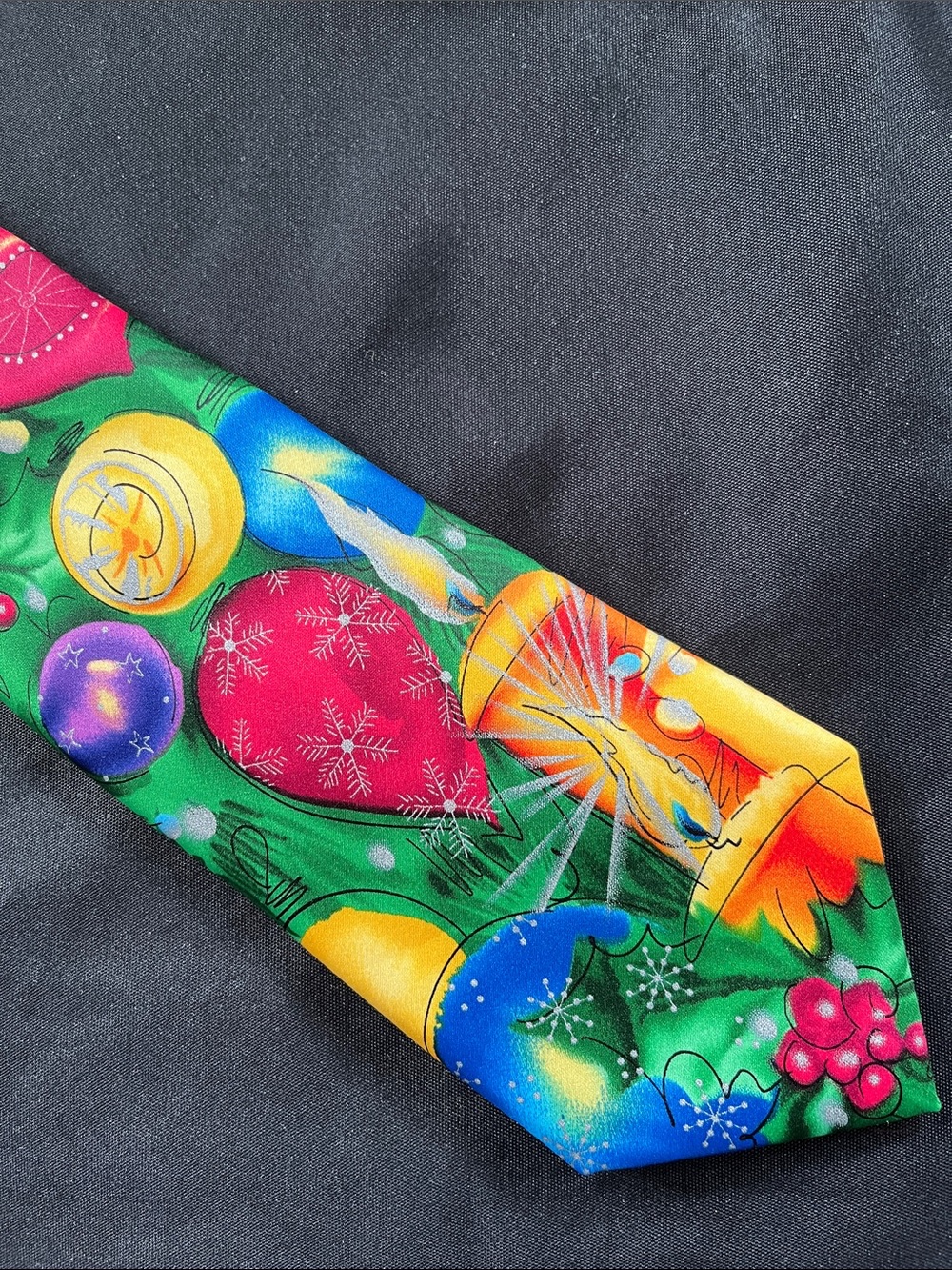 J. Garcia Collection 64 Another Butterfly Christmas Tie MCM Ornaments Candles